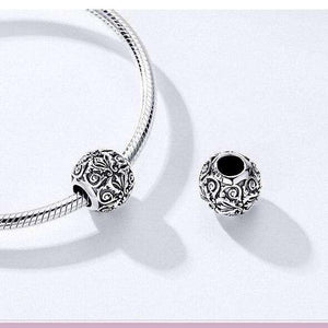 Pandora Compatible 925 sterling silver European Engraved Pattern Charm From CharmSA Image 2