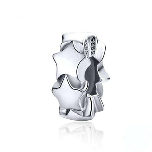 Pandora Compatible 925 sterling silver Stars Stopper Spacer From CharmSA Image 1