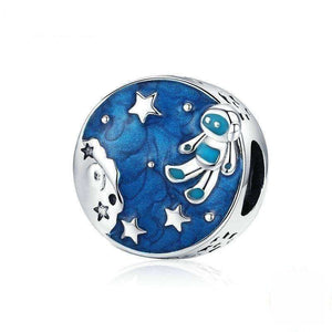 Pandora Compatible 925 sterling silver Space Galaxy Astronaut Charm From CharmSA Image 1