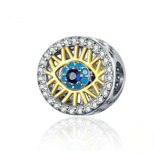 Pandora Compatible 925 sterling silver Guardian Blue Eye Charm From CharmSA Image 1