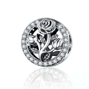Pandora Compatible 925 sterling silver Rose Flower Charm From CharmSA Image 1