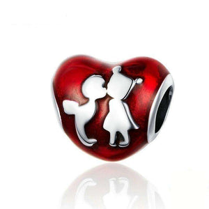 Pandora Compatible 925 sterling silver Boy and Girl Friends Charm From CharmSA Image 1