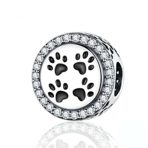 Pandora Compatible 925 sterling silver Cat Paw Footprints Charm From CharmSA Image 1