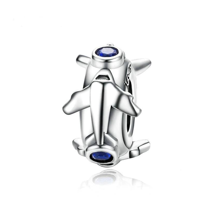 Pandora Compatible 925 sterling silver Jet Plane Spacer Stopper From CharmSA Image 1