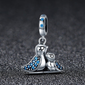 Pandora Compatible 925 sterling silver Cute Birds Charm From CharmSA Image 2