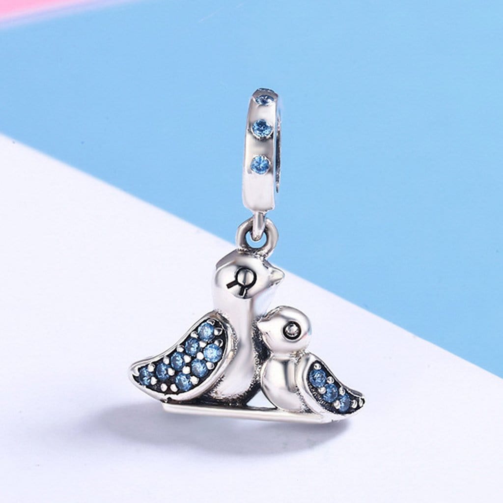 Pandora Compatible 925 sterling silver Cute Birds Charm From CharmSA Image 3