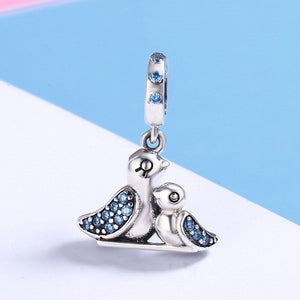 Pandora Compatible 925 sterling silver Cute Birds Charm From CharmSA Image 3