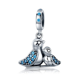 Pandora Compatible 925 sterling silver Cute Birds Charm From CharmSA Image 1