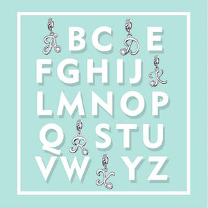 Pandora Compatible 925 sterling silver Alphabet A to Z Dangle Charm From CharmSA Image 3
